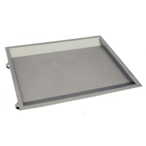 Footwear disinfection tray for deboning rooms