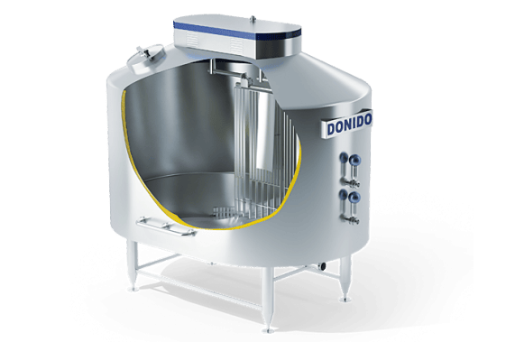 Vertical cheese vat for soft cheese /tvorog/ | DONI®Double O Vat SC